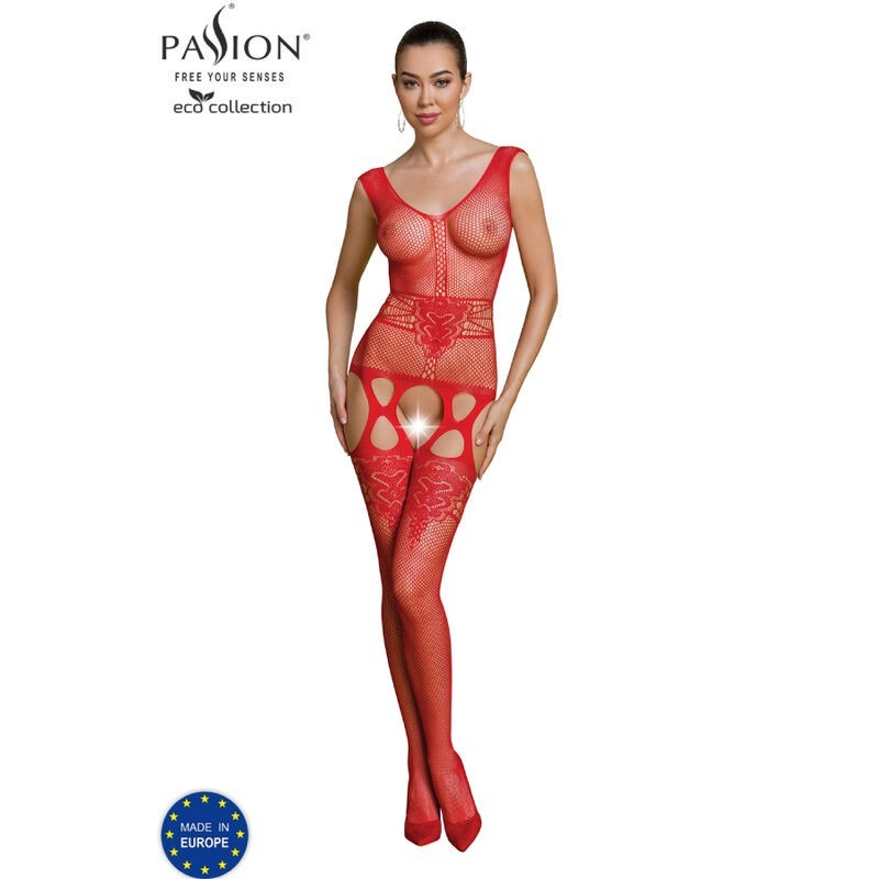 Eco Collection Bodystocking Eco Bs014 Rood