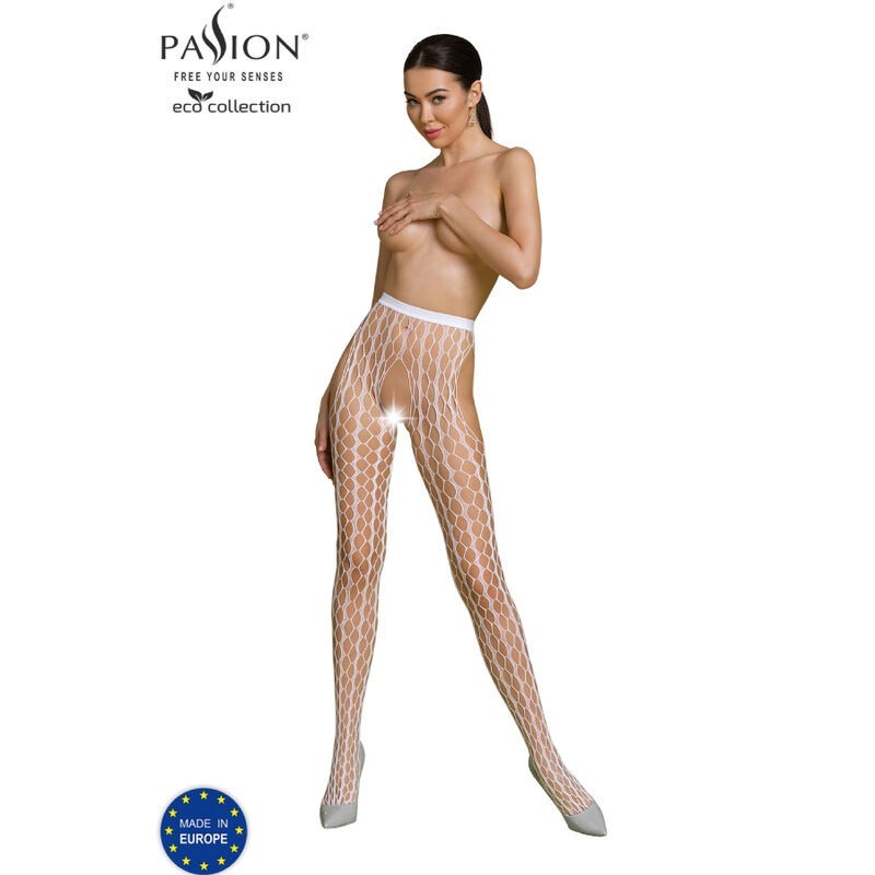 Eco Collection Bodystocking Eco S007 Bianco