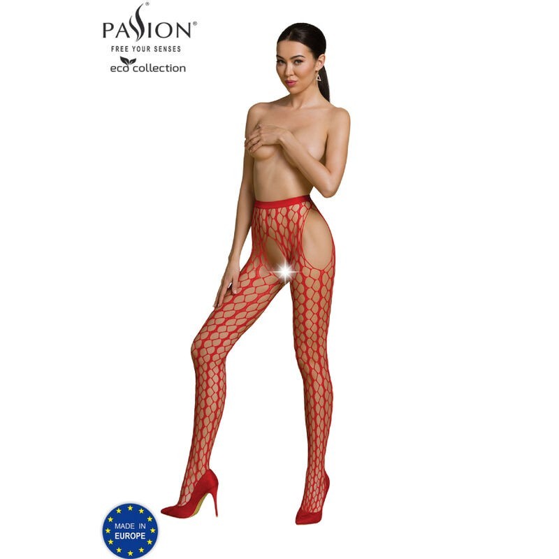 Eco Collection Bodystocking Eco S007 Roșu