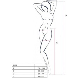 S029 Svarta Stay-ups med Höfthållare One Size