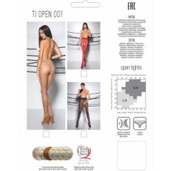 Tiopen 001 Чорапи Червен 1/2 20 Den