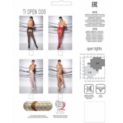 Tiopen 006 Чорапи Червен 3/4 30 Den