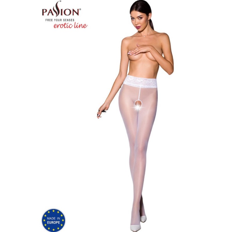 Tiopen 008 Pančuchy biele 1/2 30 Den