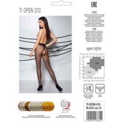 Tiopen 010 Strømper Sort 3/4 20 Den