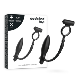 Plug Anal Con Anillo Vibrador