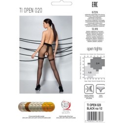 Tiopen 020 Strømper Sort 1/2 20 Den