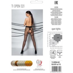 Tiopen 021 Strømper Sort 3/4 20 Den