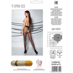 Tiopen 022 Strømper Sort 1/2 20 Den