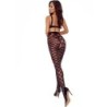 Tiopen 024 Crotchless Strømper Sort 3/4 20/40 Den