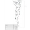 Woman Bs019 Bodystocking Bela Ena Velikost