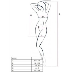 Γυναικείο Bs027 Bodystocking Στυλ Φόρεμα Μαύρο Ένα Μέγεθος