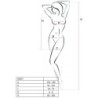 Woman Bs027 Bodystocking Sukienka Styl Czerwona Rozmiar Uniwersalny