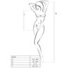 Woman Bs035 Bodystocking Valkoinen One Size
