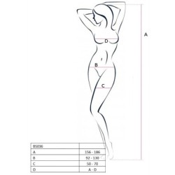Sieviešu Bs036 Bodystocking Sarkans Viens Izmērs