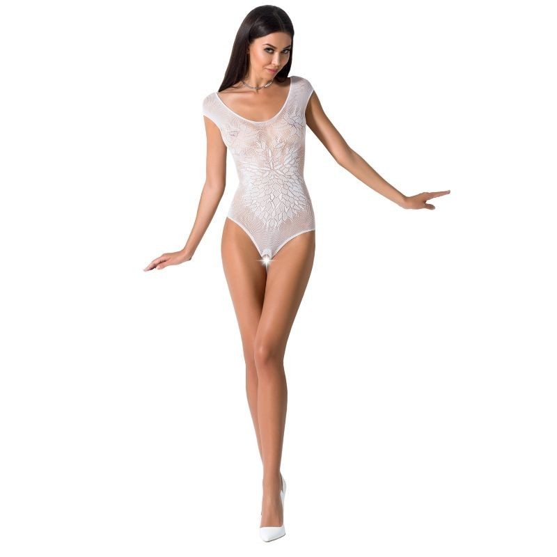 Woman Bs064 Bodystocking Branco Tamanho Único