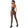 Woman Bs065 Bodystocking Negre Talla Única