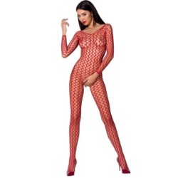 Sieviešu Bs068 Bodystocking Sarkans Viens Izmērs