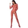 Woman Bs068 Bodystocking Rød One Size