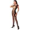 Woman Bs082 Bodystocking Musta One Size