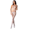 Woman Bs084 Bodystocking Branco Tamanho Único