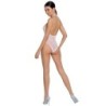 Naiste Bs088 Bodystocking Valge Üks Suurus