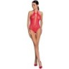 Naiste Bs088 Bodystocking Punane Üks Suurus