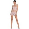 Woman Bs090 Bodystocking Wit One Size