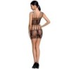 Woman Bs090 Bodystocking Melns Viens Izmērs