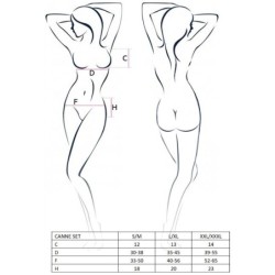 Woman Canne Set Melns Izmērs L/Xl