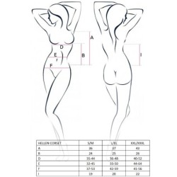 Woman Hellen Corset Sort Størrelse S/M