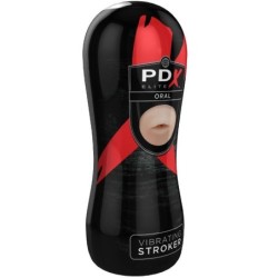 Masturbator z Vibracijo Usta