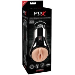 Masturbator med Vibration og Kompressionseffekt