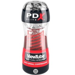 Stroker Viewtube 2 Compression Spiral Clear Masturbator