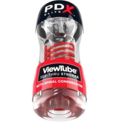 Masturbator Stroker Viewtube 2 Compressie Spiraal Transparant