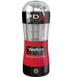 Masturbátor Stroker Viewtube Control Satie Priehľadný