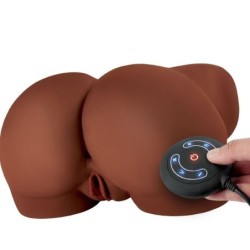 Mega Masturbátor Milk Me Silly Vagina & Anus Hnědý