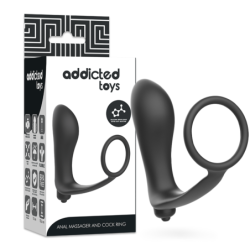 Plug Anal Vibrador Con Anillo Pene