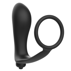 Analni čep Vibrator s prstenom za penis