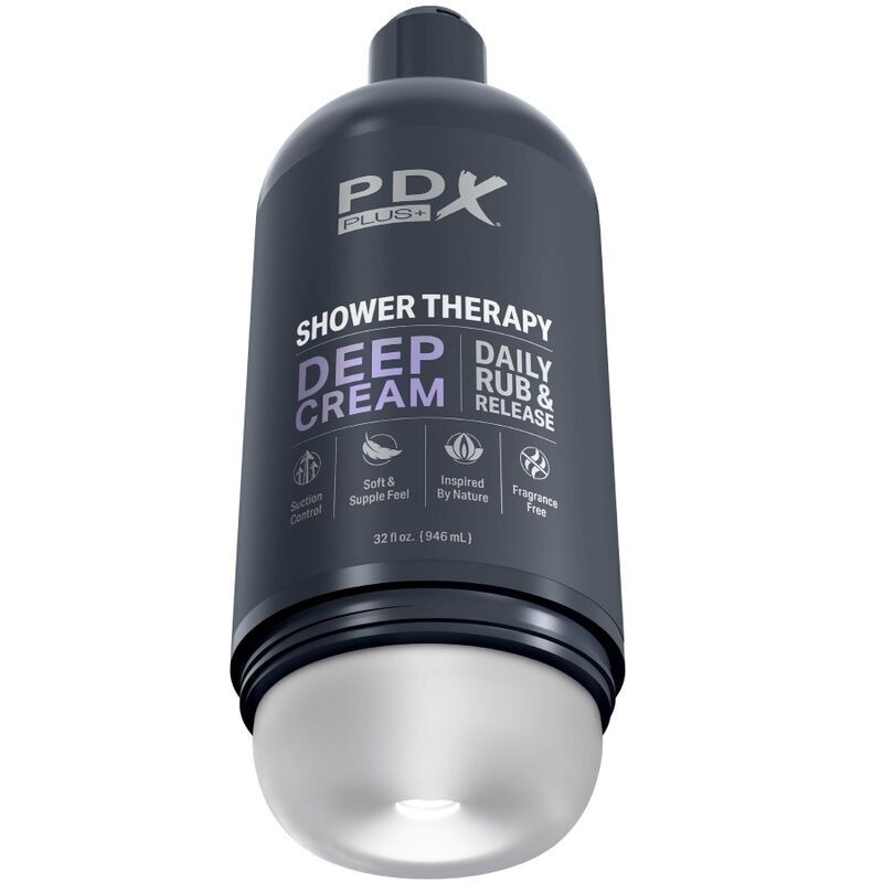Masturbátor Stroker Diskrétní Design Lahve Šamponu Deep Cream