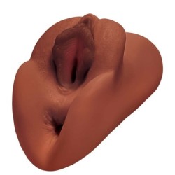 Perfect Pussy Double Stroker Masturbatorius Makštis Ir Išangė Ruda