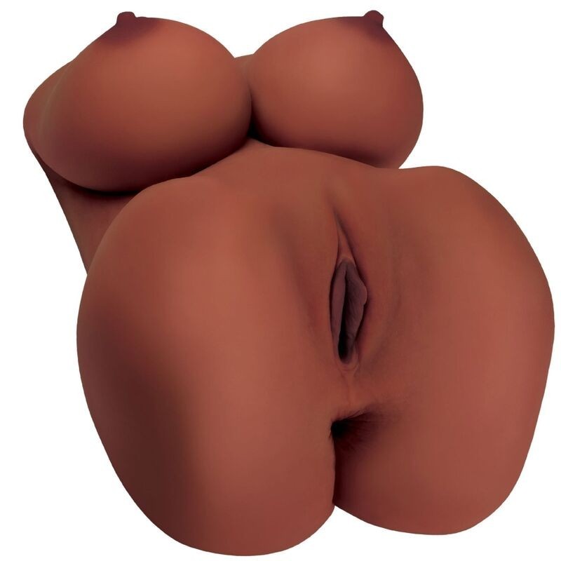 Realistisk brunt kvinnligt onani-torso Ez Bang