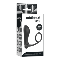 Analni čep Vibrator s prstenom za penis
