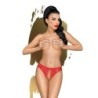 Naughty Valentine Raudonos spalvos stringai L/Xl