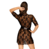 Sweet Retreat Peignoir Negru S/L