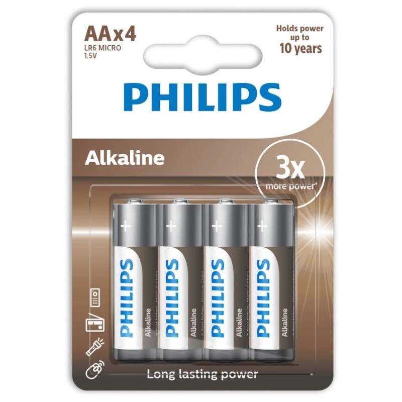 Philips - Alkalická batéria Aa Lr6 Blister*4