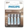 Philips - Alkalická batéria Aa Lr6 Blister*4