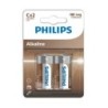 Philips - Alkaline Batteri C Lr14 Blister*2