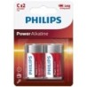 Philips - Power Alkaline Pilha C Lr14 Blister*2