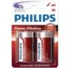Philips - Power Alkaline D Izmēra Baterija Lr20 Blister*2