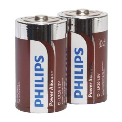 Philips - Power Alkaline D patarei Lr20 Blister*2